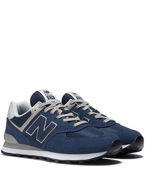 New Balance 574 CLASSIC RUNNER. Blue. Size 8. Sneakers.